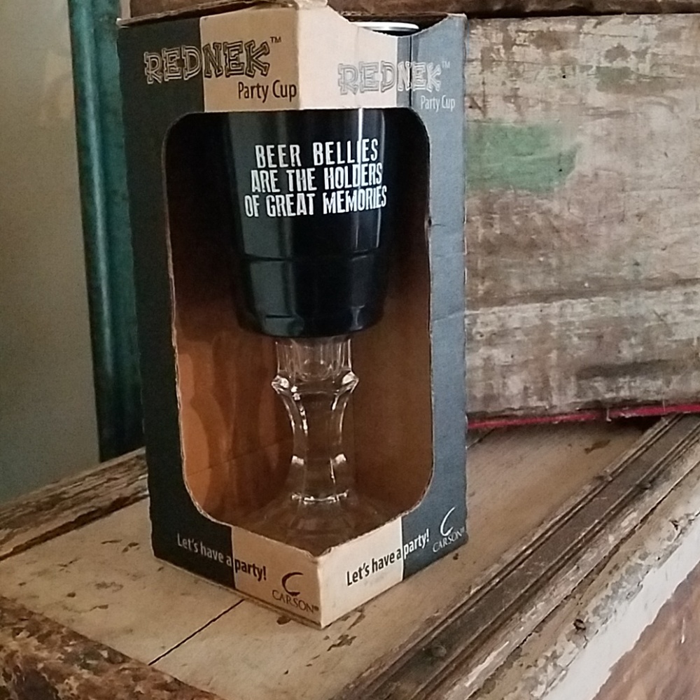 NWT Original RedNek Wine Glass